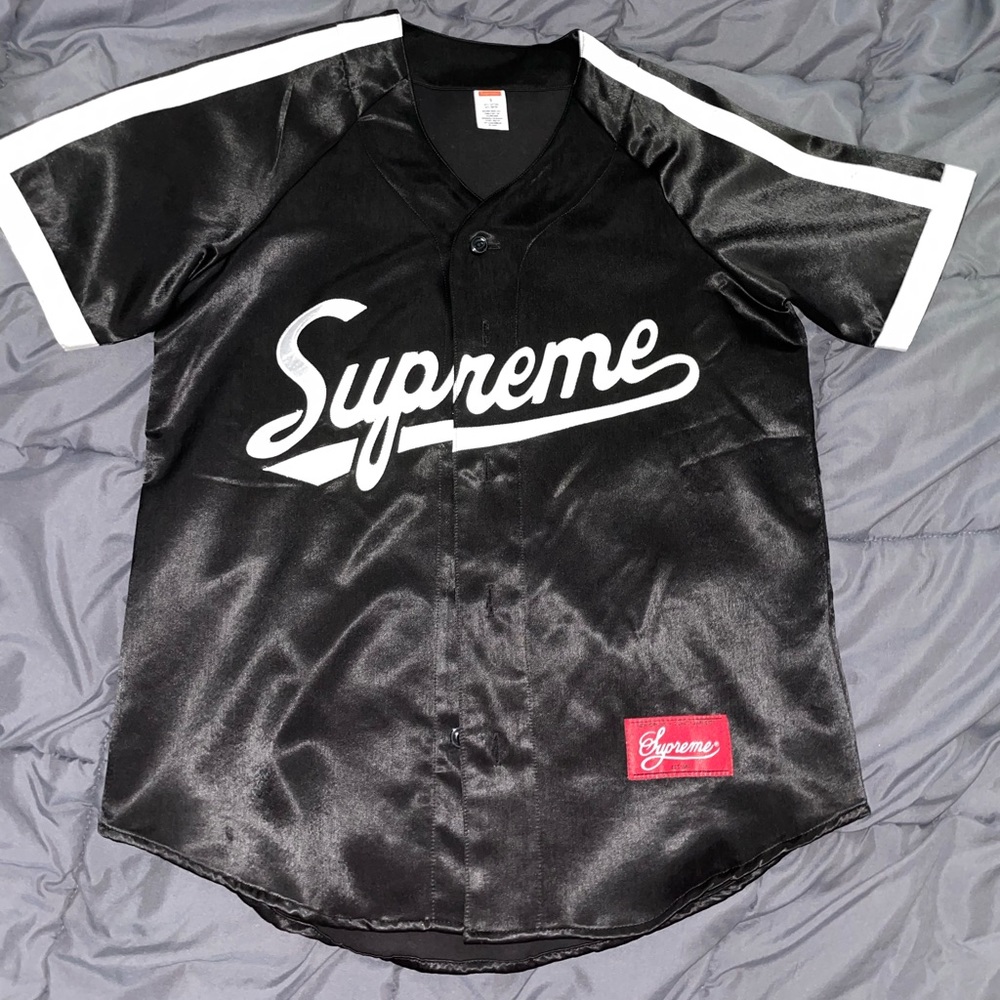 Supreme Baseball Jersey SMALL S